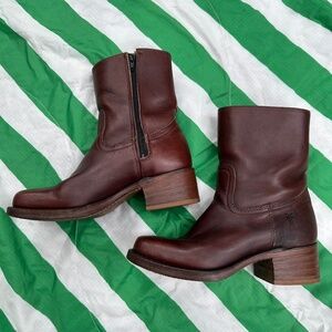 FRYE campus short ankle boots vintage